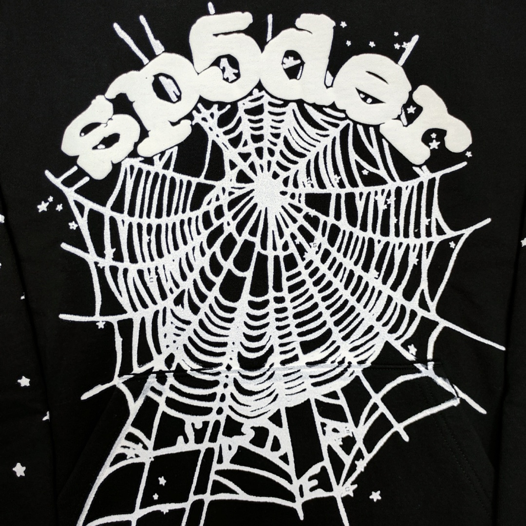 Sp5der SS24 HOODIE Mens Womens Top Black S-XXL - Image 12