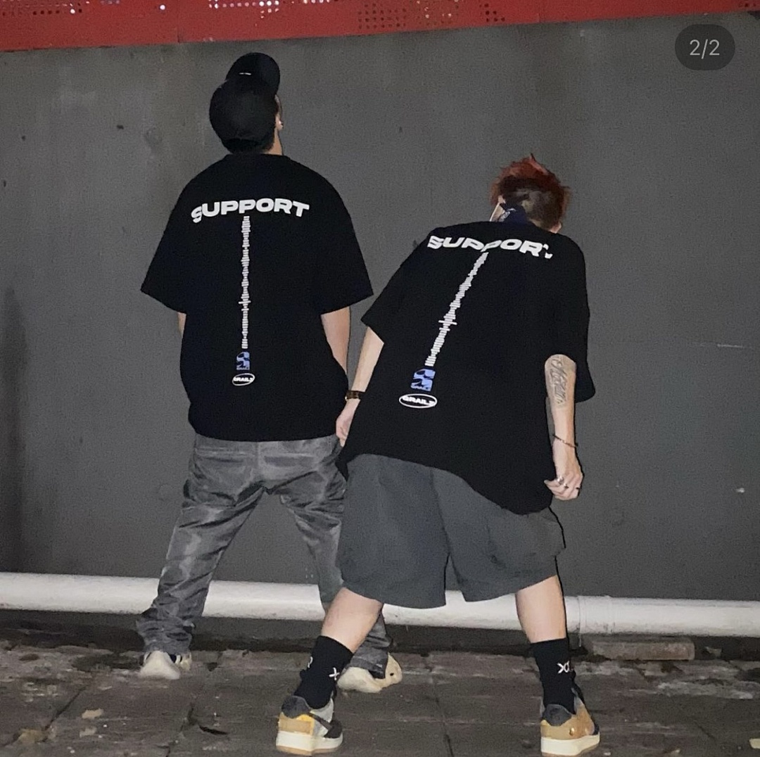 Unbranded 98 Grailz Limited Exclusive Label Logo Print Wide Short Sleeve T Black White 1 2 3 G167# - Image 33