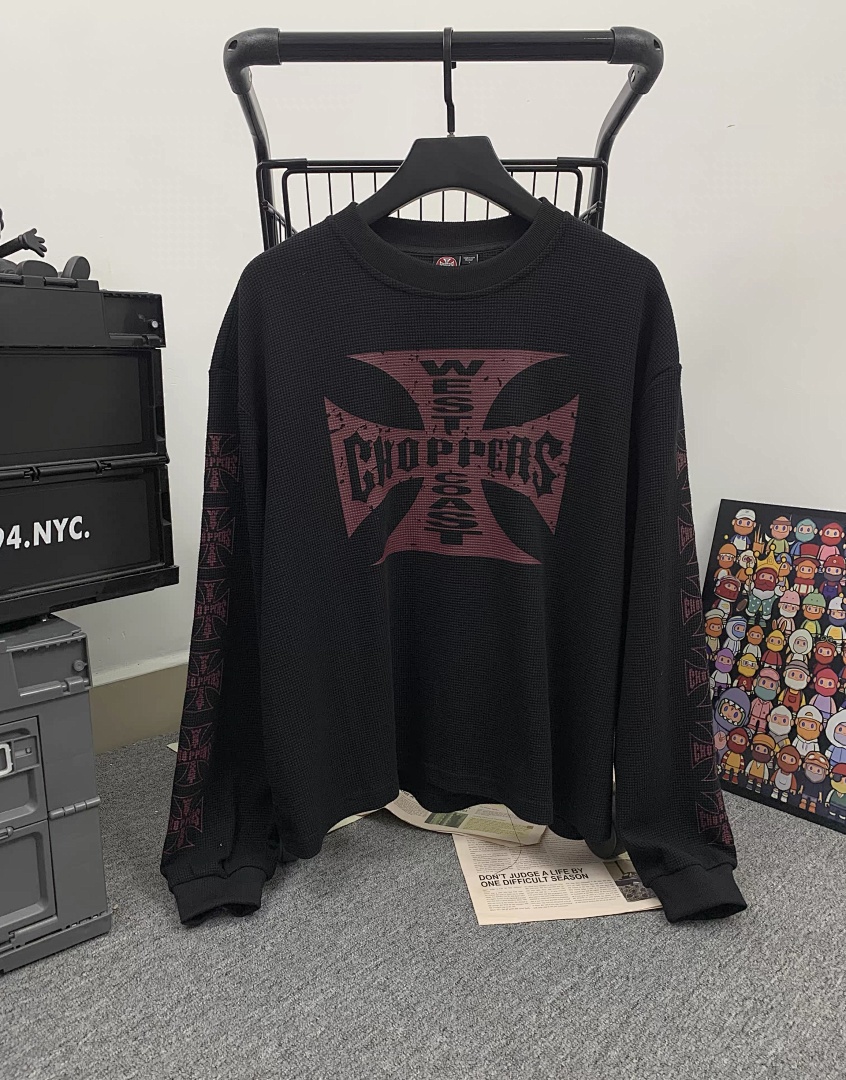 Unbranded 148 West Coast Choppers Vintage Logo Long Sleeve T Blue Grey Black S-XL W2002# - Image 53