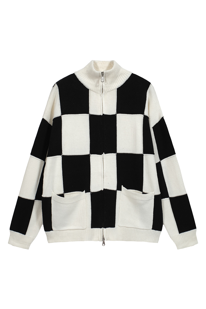 On Running 278 Cole Buxton Black White Double Stand Collar Fleece S-XL C7022#