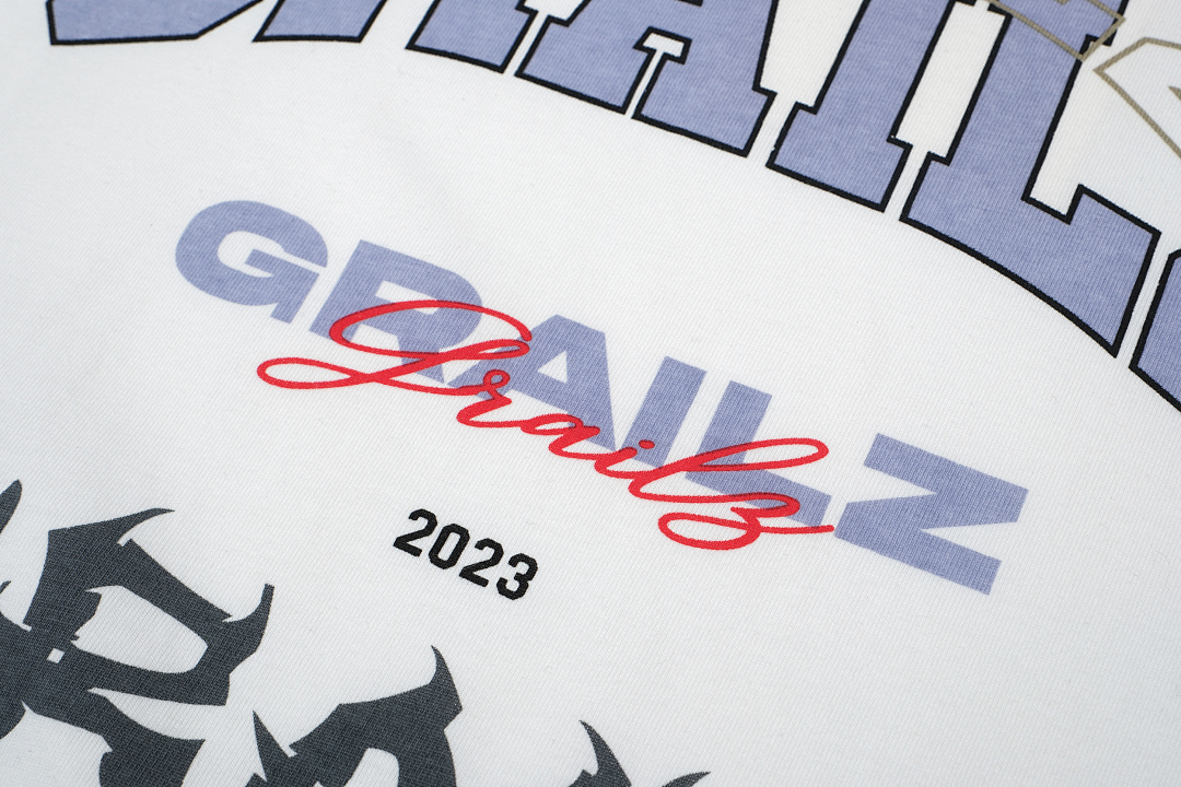 Unbranded 118 Grailz 23Ss MULTI LOGO Print Short Sleeve T Black White 1 2 3 G1907# - Image 8