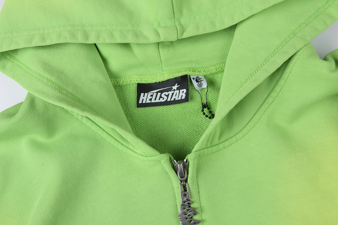 Hellstar 318 Hellstar Studios RECORDS Hoodie Mens Womens Green S-XL - Image 13