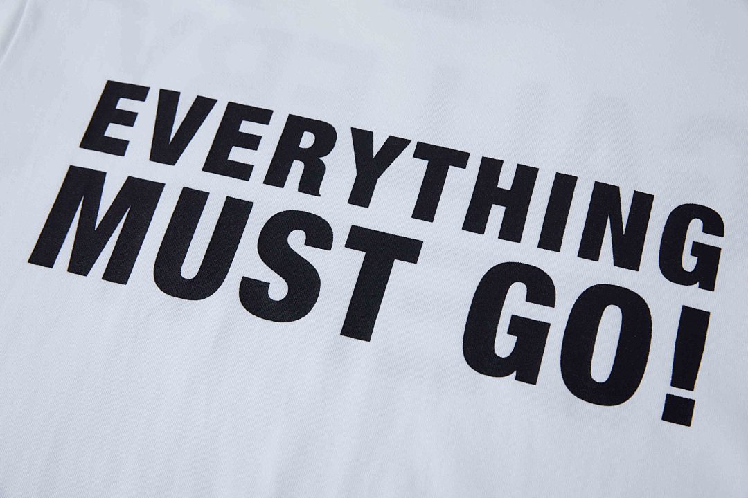 Gallery Dept 108 GALLERY DEPT. EVERYTHING MUST GO TEE Label Print Short Sleeve T : White S M L - Image 7