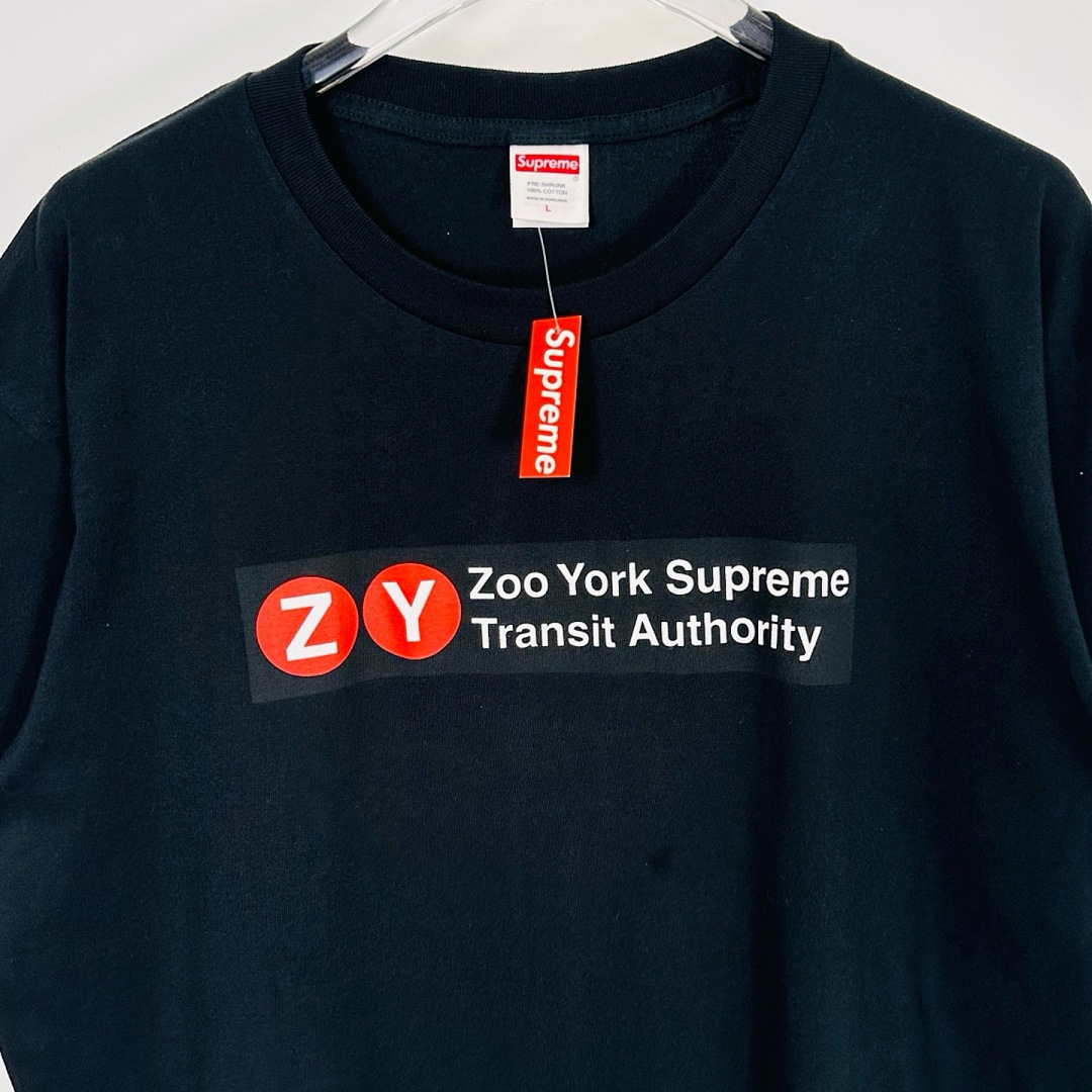 Off-White 128 ZOO YORK TRANSIT TEE T Short Sleeve Black Off White S-XL - Image 6