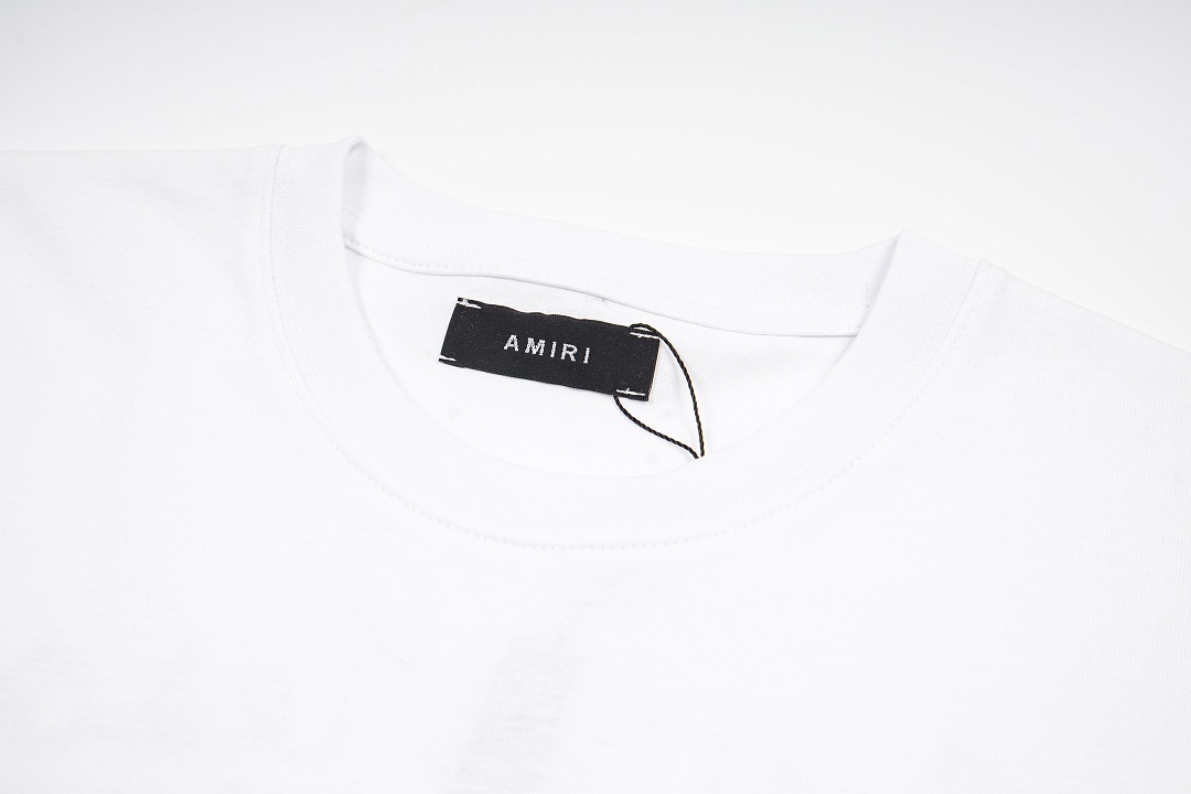 AMIRI 118 26Ss New Logo Print Short Sleeve T Black White S M L XL 9926# - Image 18