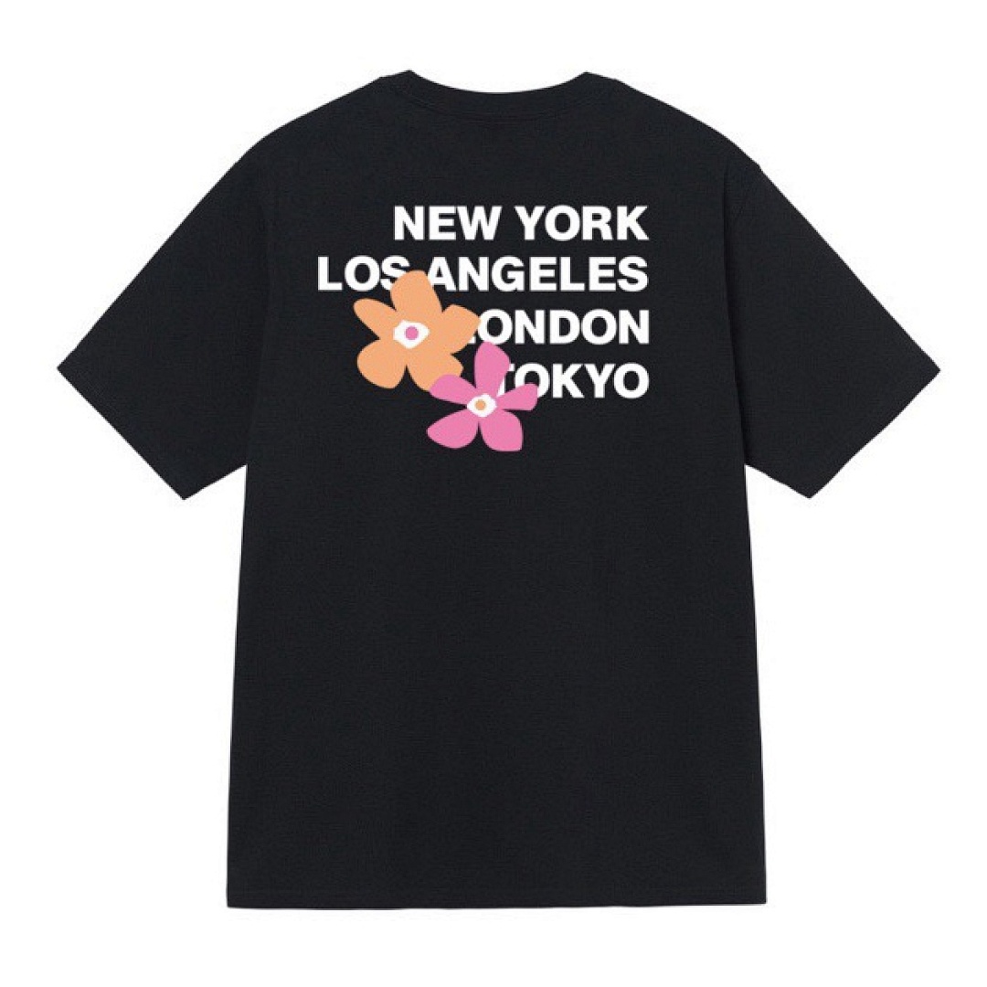 Stussy 108 Stu City Print Short Sleeve T : Black White S M L XL XXL