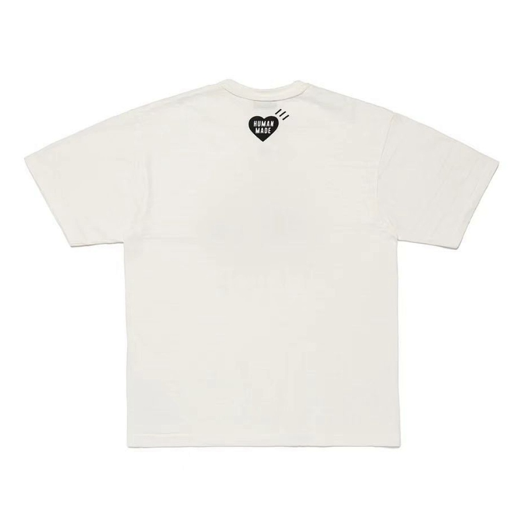 Human Made 118 HUMAN MADE Green Top Print Collar Short Sleeve T : Black White S M L - Image 5