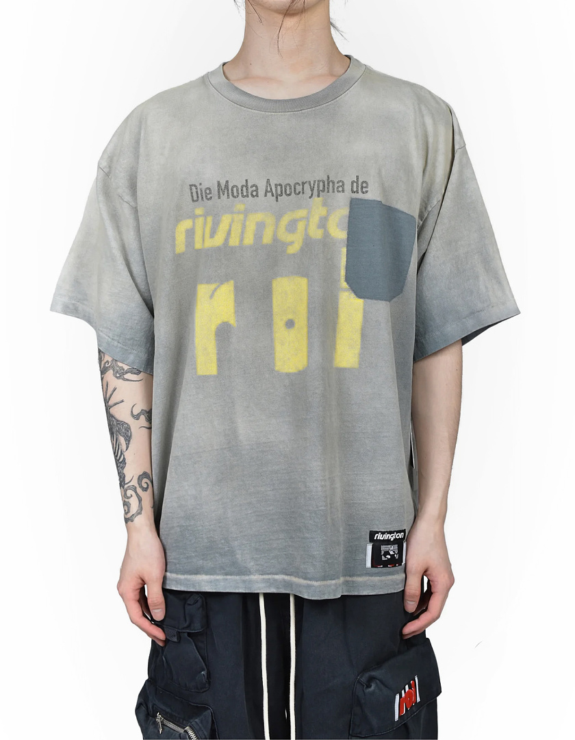 Unbranded 138 RIVINGTON Roi Rebis Die Moda CVA Tee Fire Mountain Grey T S M L - Image 16