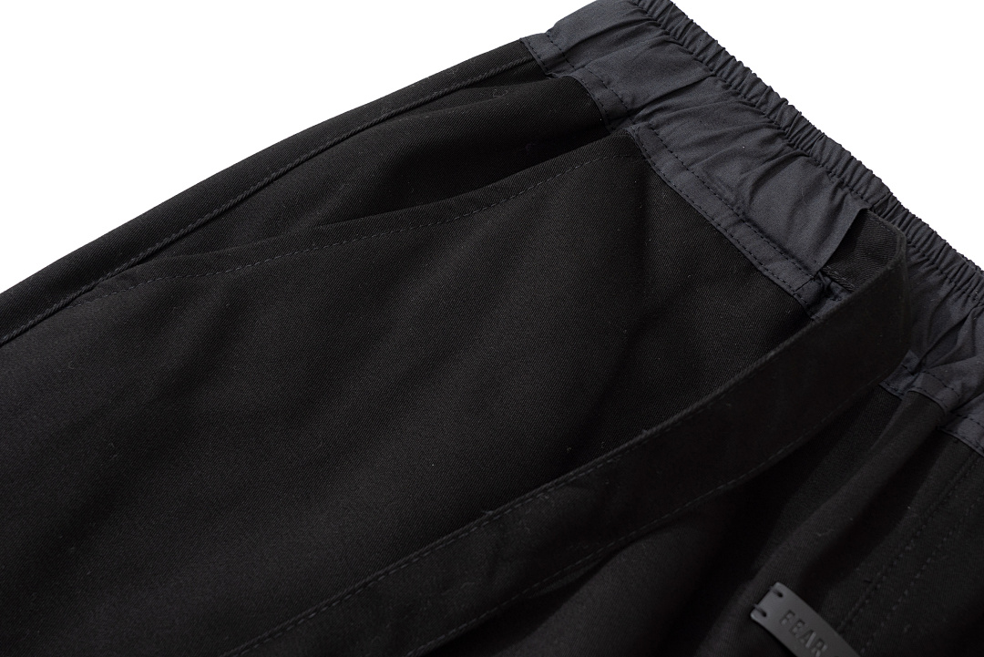 Essentials ON SALE128 FEAR OF GOD Bondage Pant Strap Lace Buckle Camel Khaki Black S-XL 6039# - Image 7
