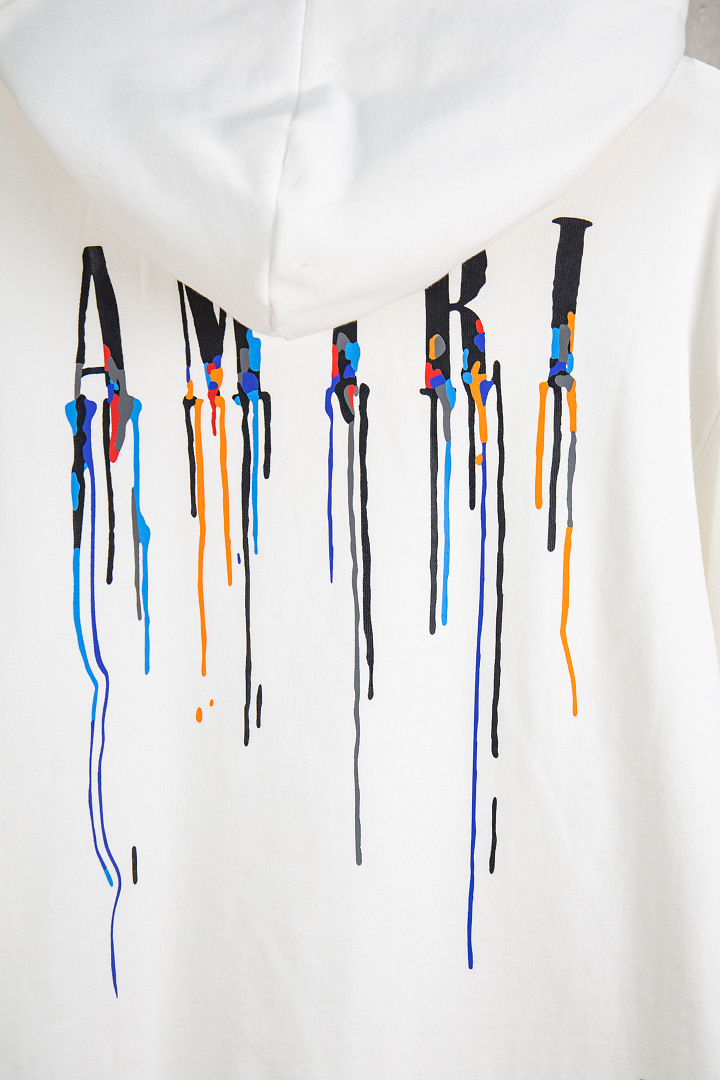 AMIRI 218 Wide Version Model Long Sleeve Black White S M L XL 605# - Image 27