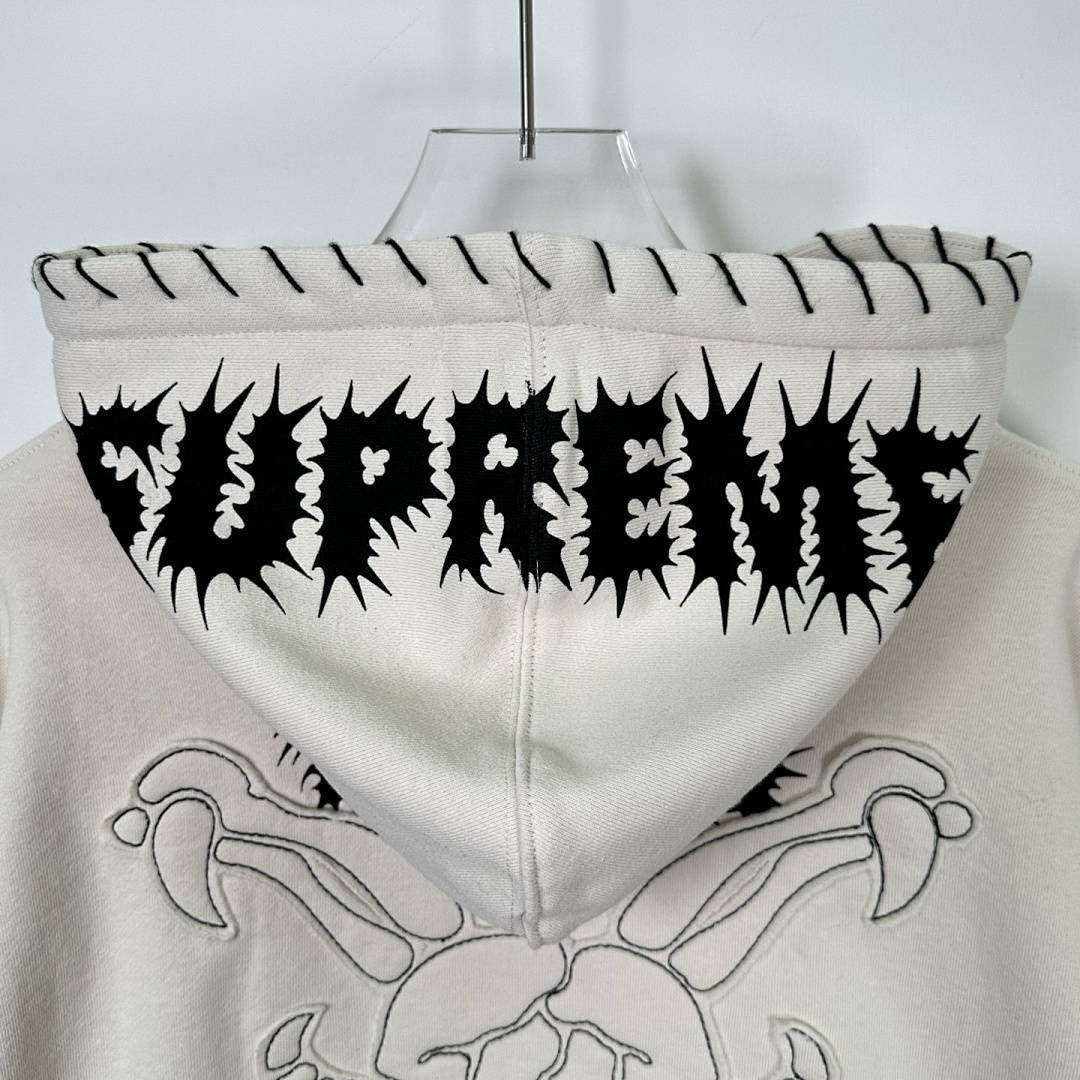 Supreme 498 YS Y'S BY YOHJI YAMAMOTO/ Mountain Collab ZIP UP HOODED / Black Light Apricot S - Image 21