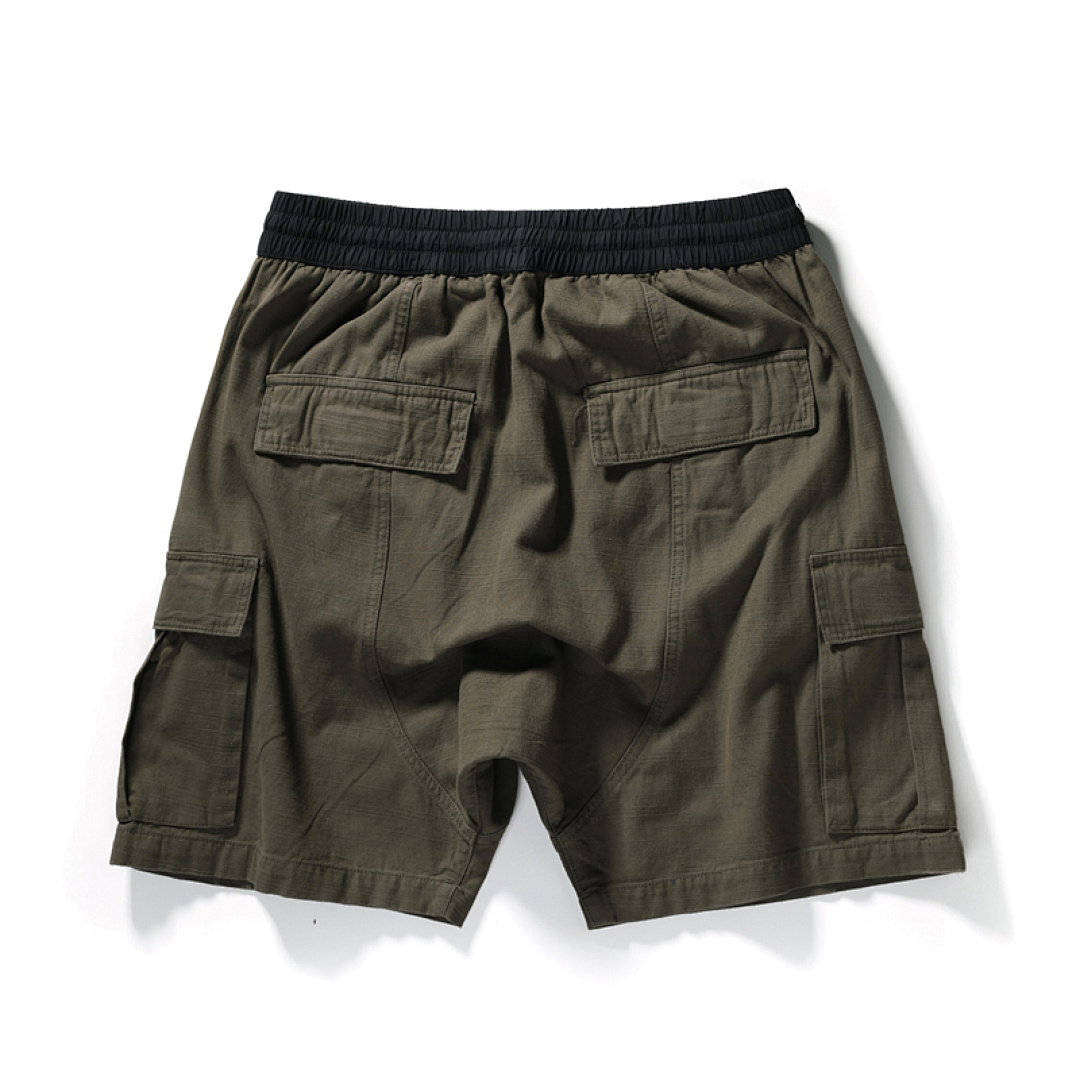 Essentials 218 ESS CARGO Lace Short Black Military Green S-XL 7125# - Image 26