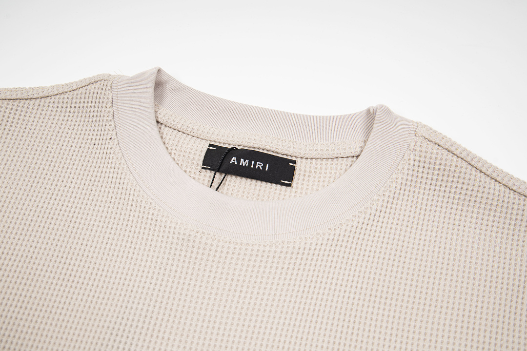 AMIRI 168 Wide Version Model Long Sleeve Black Apricot Light Grey S M L XL 601# - Image 28