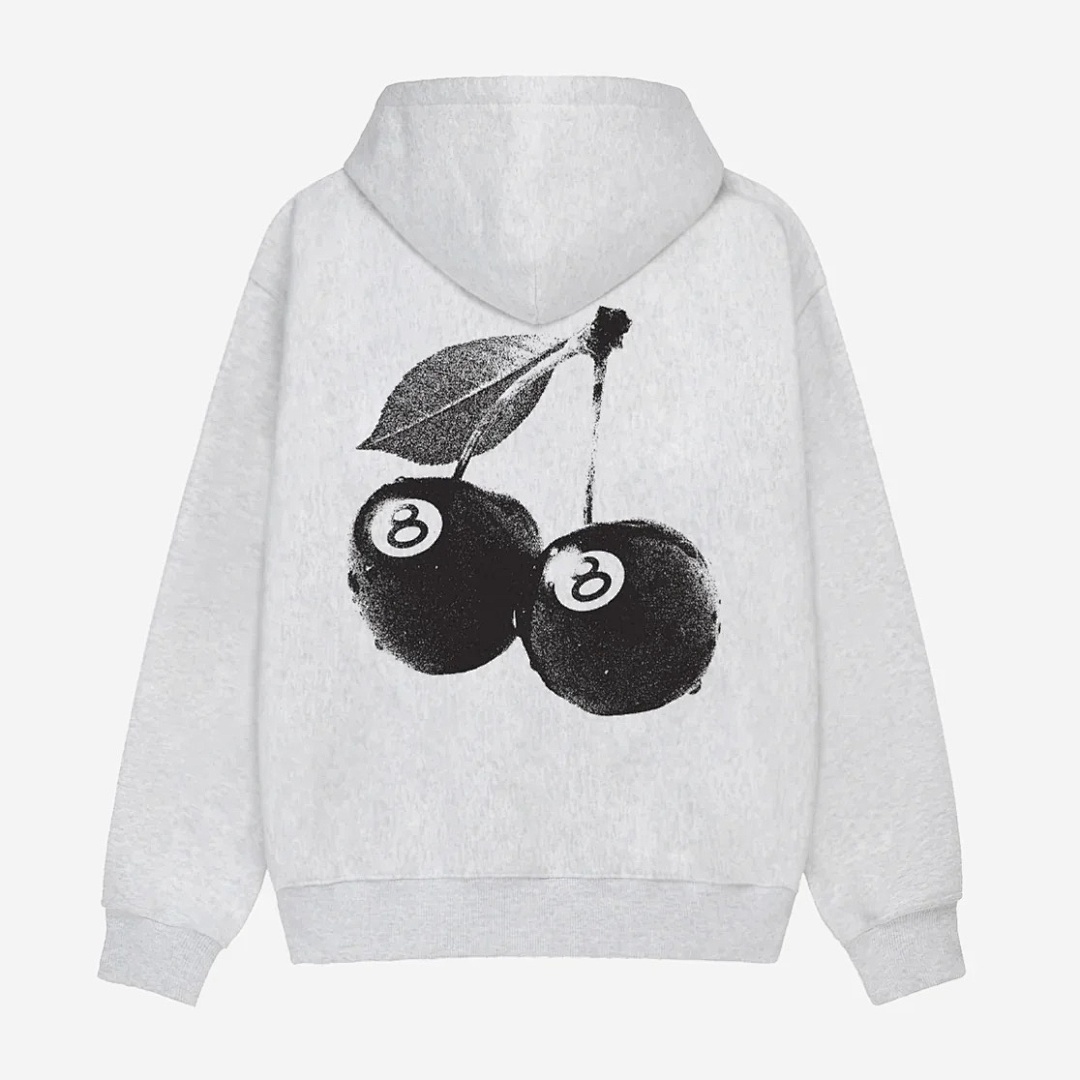 On Running ON SALE128 Stu CHERRIES HOODIE Black Peach Print Velvet Light Grey S M L