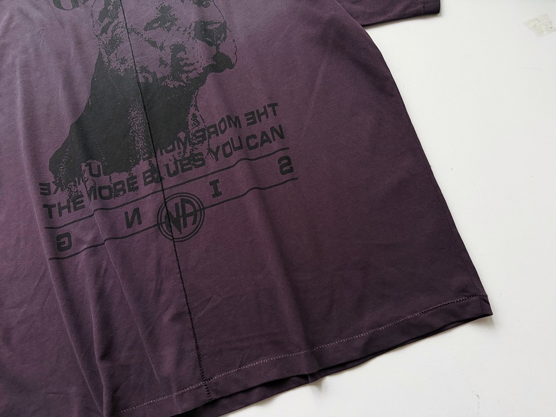 Enfants Riches Deprimes 138 Enfants Riches Deprimes “NA ” Washed Short Sleeve : S M L XL (Purple Coffee) - Image 12