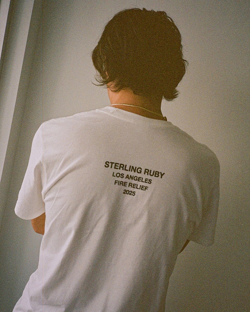 Supreme 118 SS25 LA Logo Tee Gen Los Angeles Big Fire Short Sleeve T White S M L - Image 5