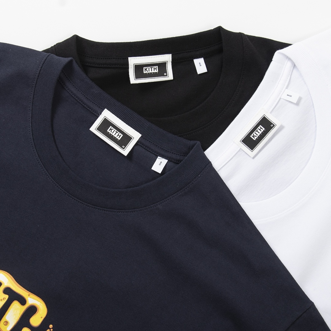 Adidas 138 Kith Treats New Honey Print Short Sleeve : Black White SIE: S Ｍ L - Image 9