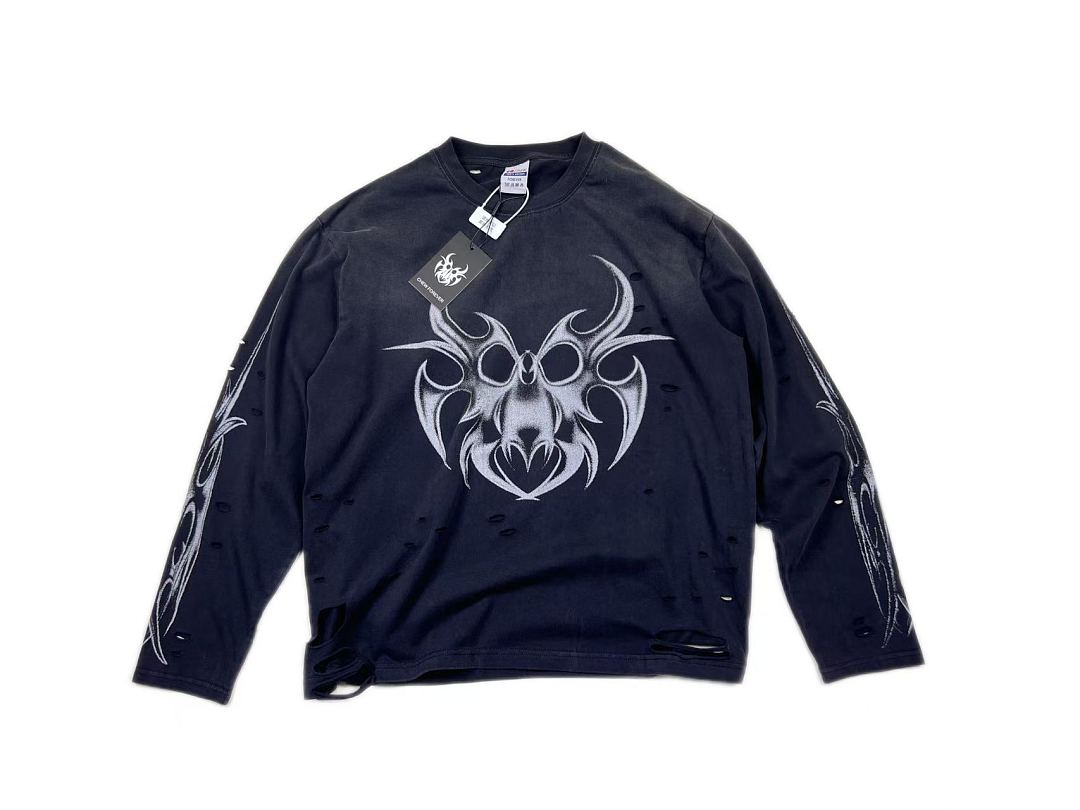 Chanel 168 CHEW FOREVER| Long Sleeve : Water Black S M L