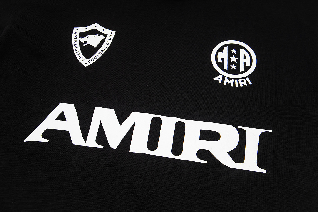AMIRI 118 26Ss New Logo Print Short Sleeve T Black White S M L XL 9926# - Image 9