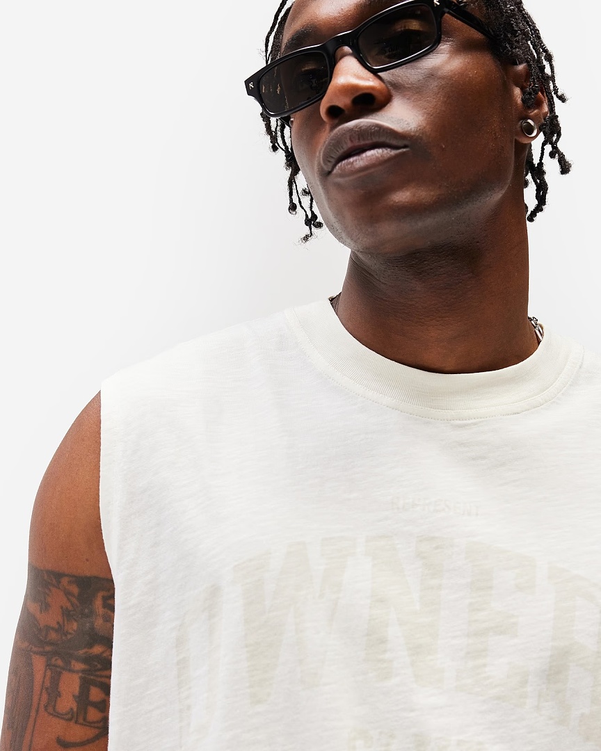 Off-White 118 REPRESENT New High Mens Womens Wide : S M L XL Off (White) - Image 10