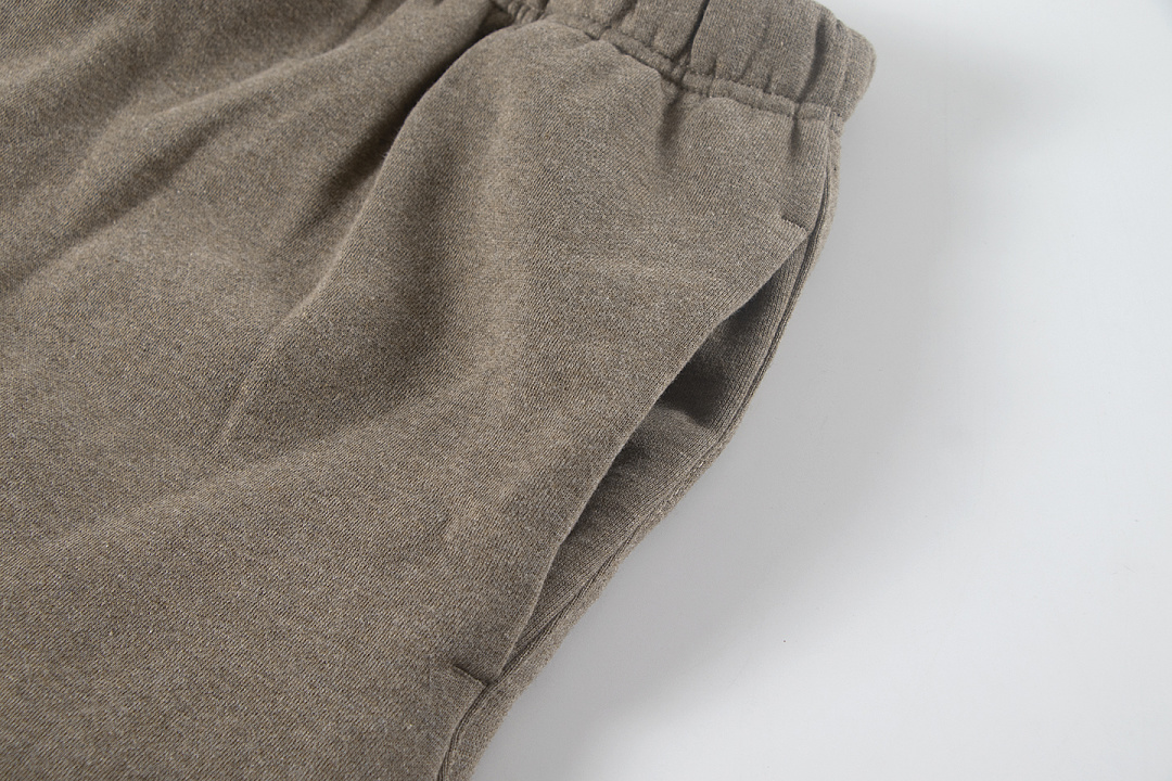 Essentials 148 Ess SS25 Classic Hoodie Label Print Short Silk Silver Gum Black Grey Brown Oatmeal XS-XL - Image 20