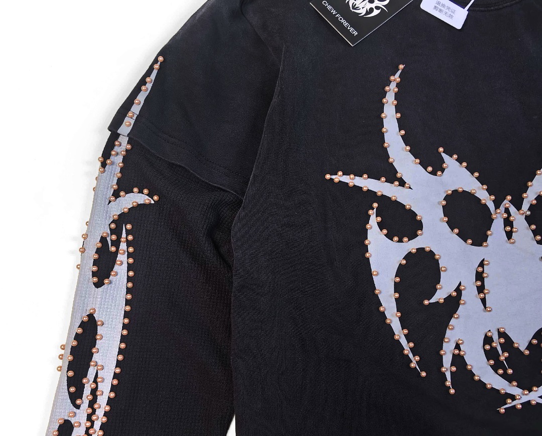 Chanel 218 Chew Forever Bead Long Sleeve : Water Black :S M L - Image 6