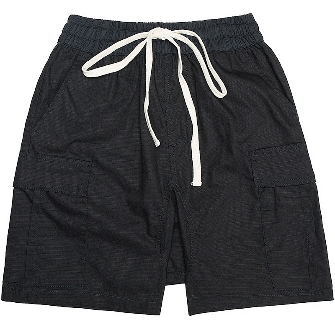 Essentials 218 ESS CARGO Lace Short Black Military Green S-XL 7125# - Image 5