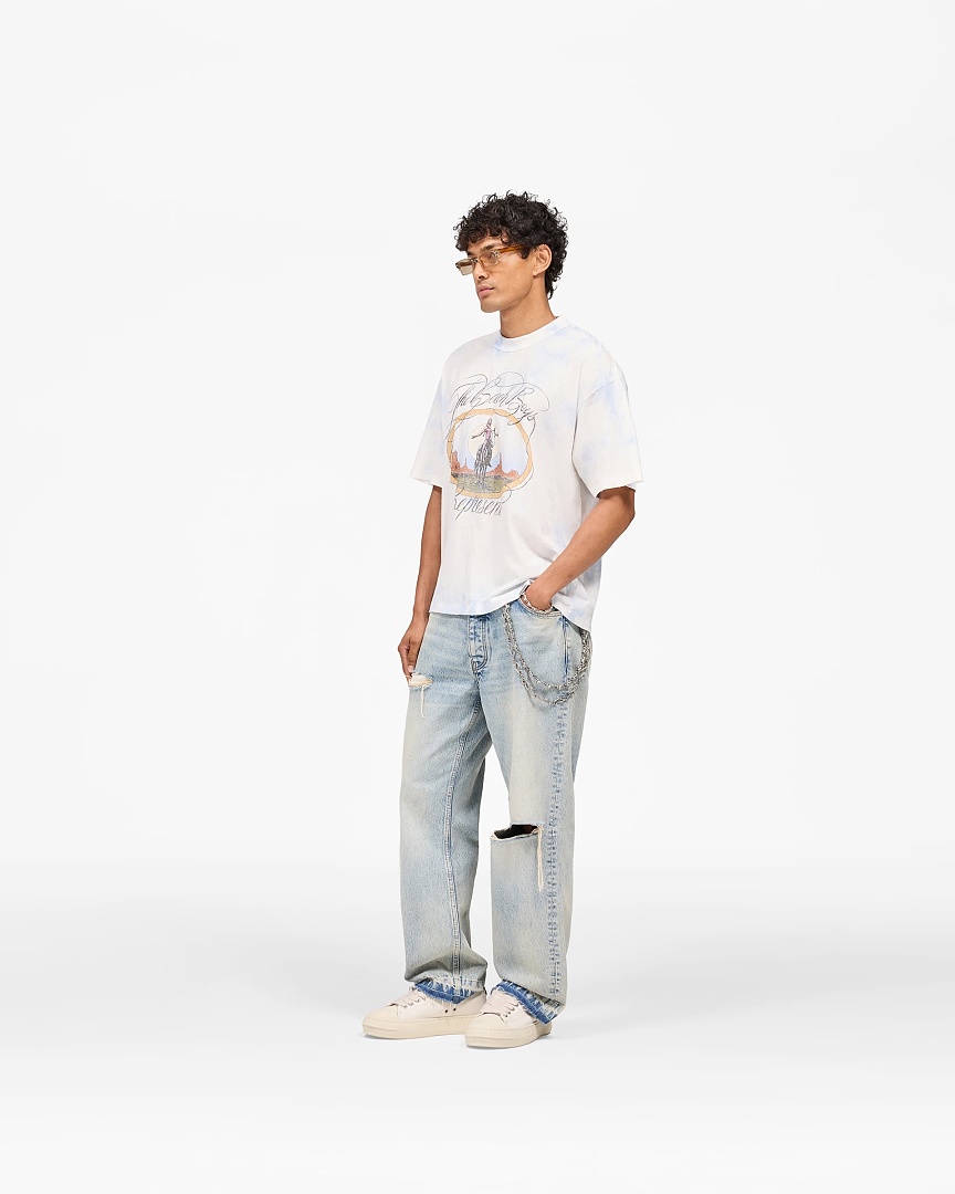 Represent 138 Represent The Beach Boys Collab Tie Dye Short Sleeve T : S M L XL (White) - Image 13