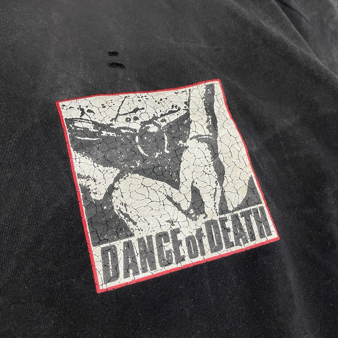 Unbranded 138 Paly Hollywood Vintage Washed Big Print T Black S M L - Image 10