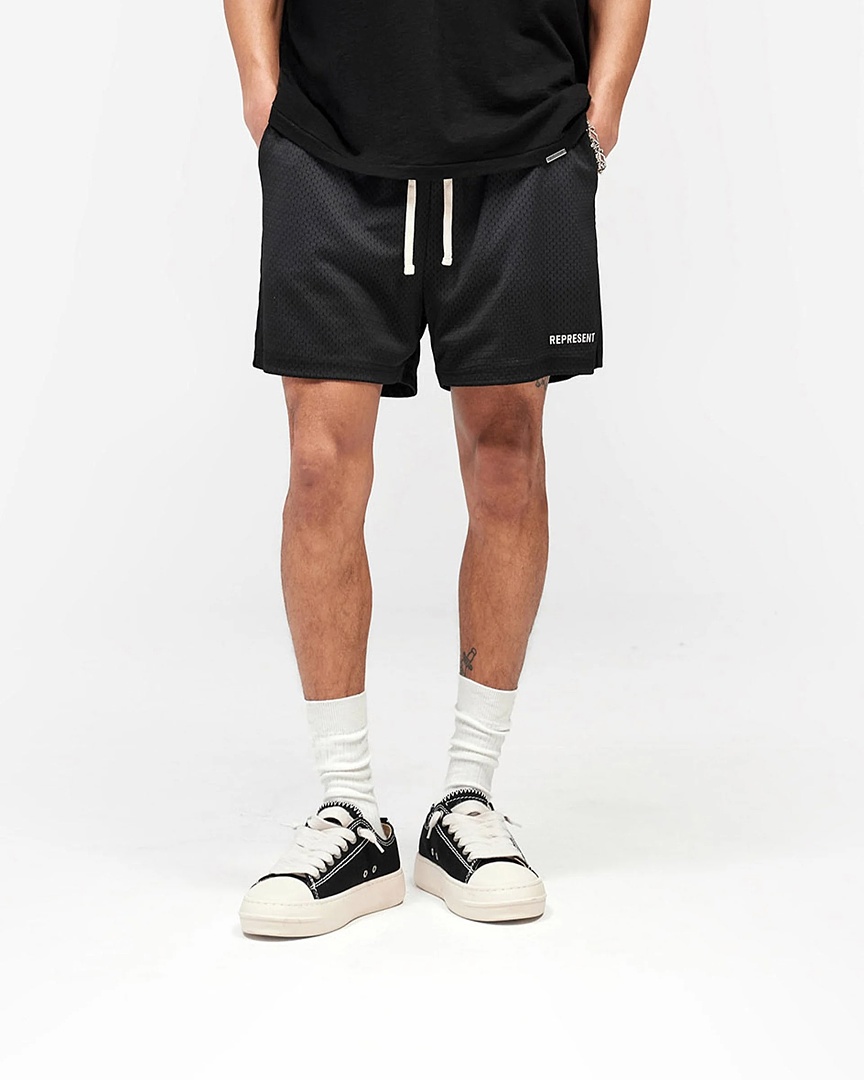 Represent 148 REPRESENT Short : Black Grey S M L - Image 29