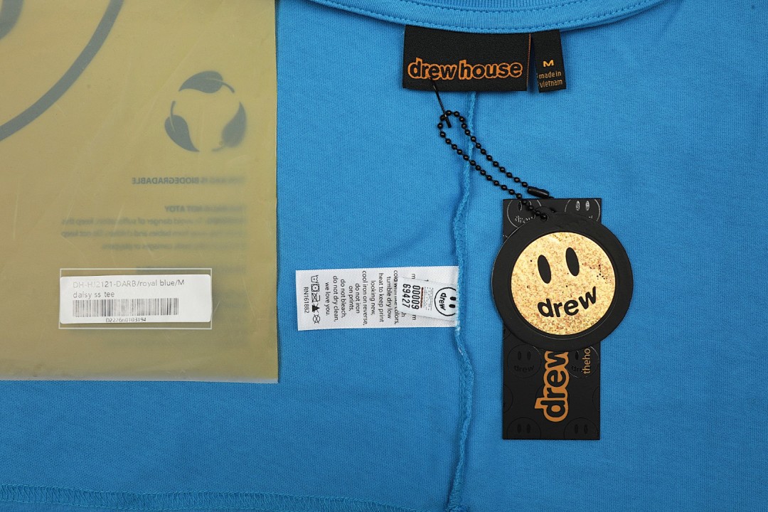 Drew House 118 Drew House Autumn Small Short Sleeve T Blue : S-XL DR06# - Image 7