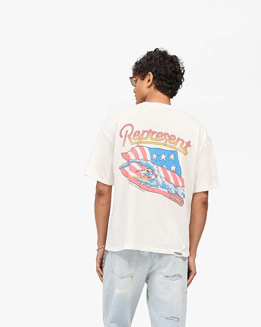 Off-White 128 Represent Nothing Faster T : S M L XL Off (White) - Image 6