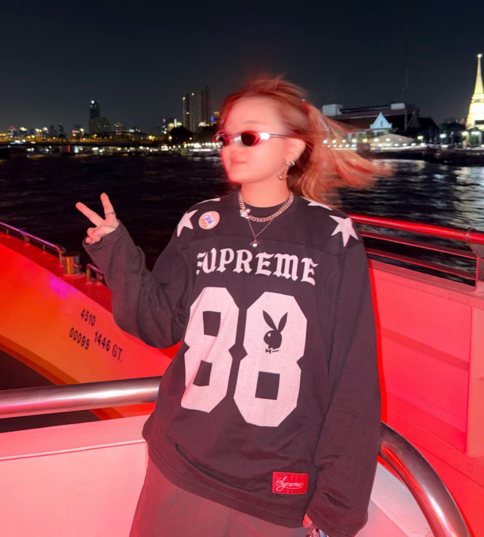 Bape 218 Long Sleeve T L/S FOOTBALL TOP 88 Quad Black White Pink Camo S - Image 34