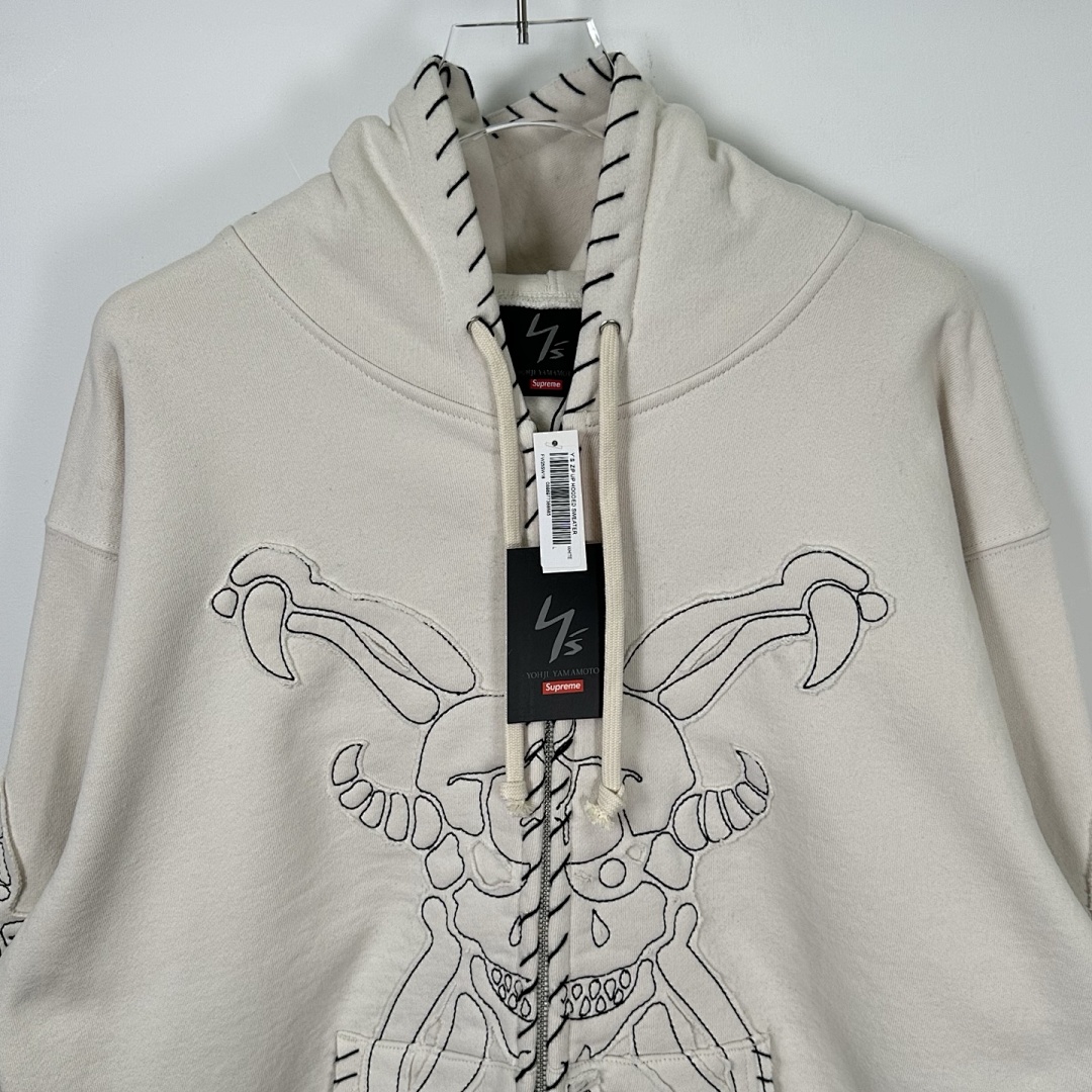 Supreme 498 YS Y'S BY YOHJI YAMAMOTO/ Mountain Collab ZIP UP HOODED / Black Light Apricot S - Image 17