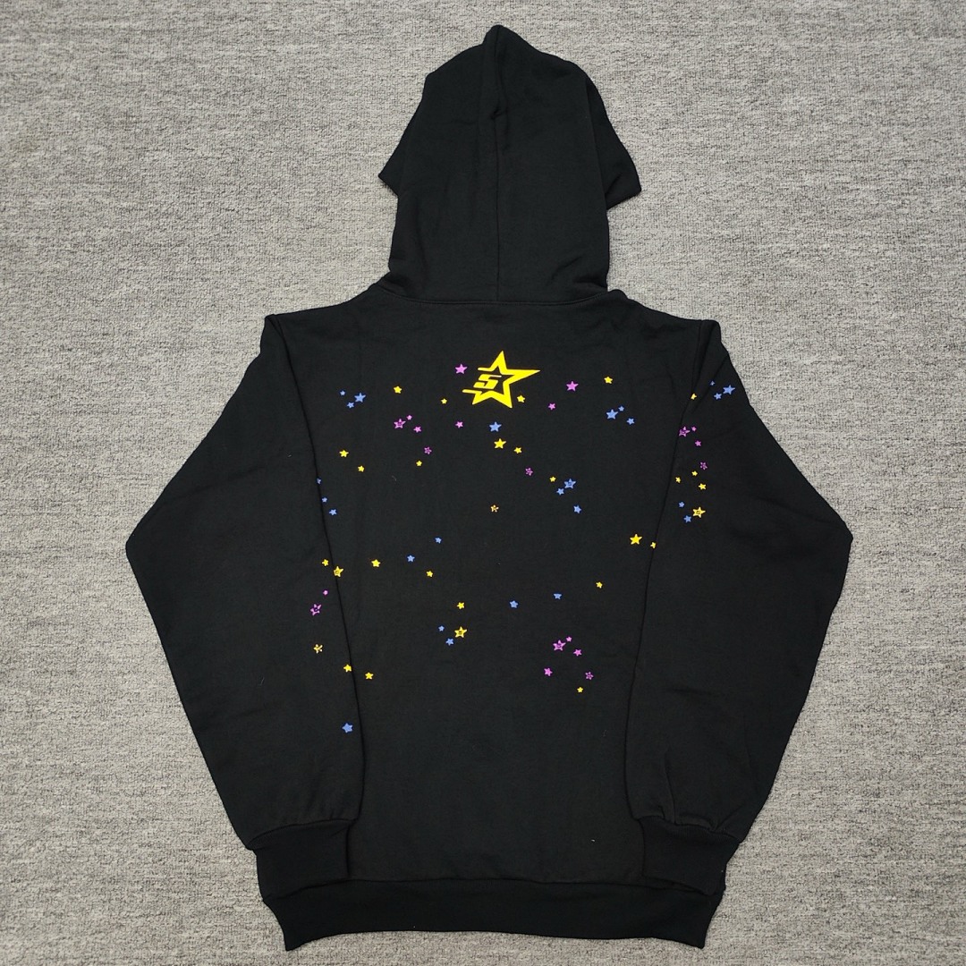 Sp5der FW23 HOODIE Mens Womens Top Black Pink V2 : S-XXL - Image 7