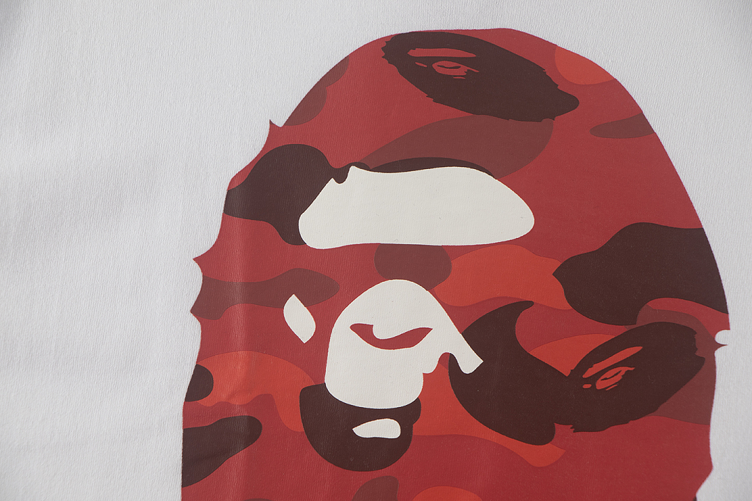 Bape 148 TOP Print Collar Short Sleeve T Black White S-XL - Image 17