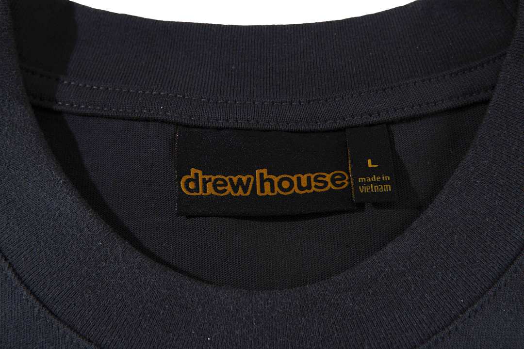 Drew House 108 DREW HOUSE MASCOT SS TEE Khaki Vintage Print Short Sleeve T Metallic Grey S M L - Image 5