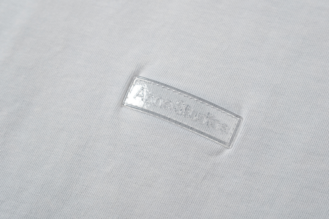 Acne Studios 108 AC Small Label LOGO Short Sleeve T Blue Black Yellow Water Purple S-XL 8040# - Image 56