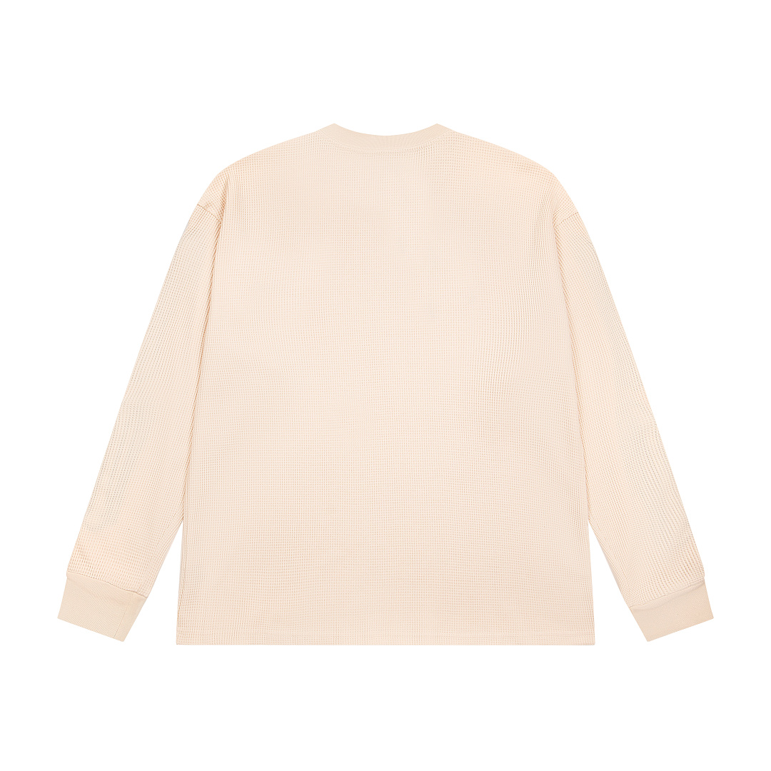 AMIRI 168 Wide Version Model Long Sleeve Black Apricot Light Grey S M L XL 601# - Image 15