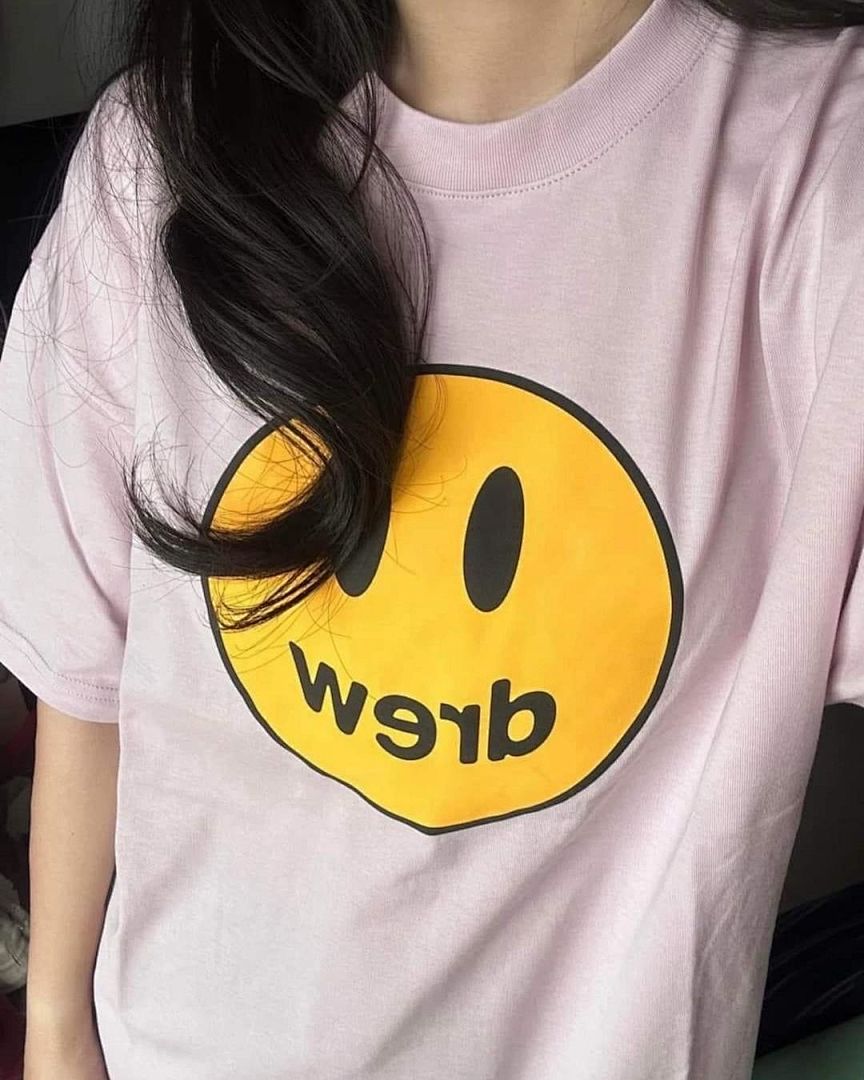 Drew House 108 DREW HOUSE 22FW Mascot Tee LOGO Print Short Sleeve T Cream White Black Red Color Blue Pink Purple S M L - Image 29
