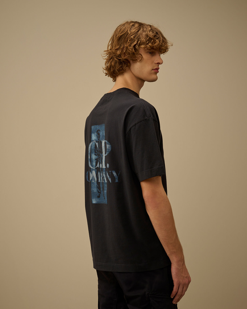 Unbranded 168 Print Short Sleeve T : M L XL XXL White Apricot (Black) - Image 43