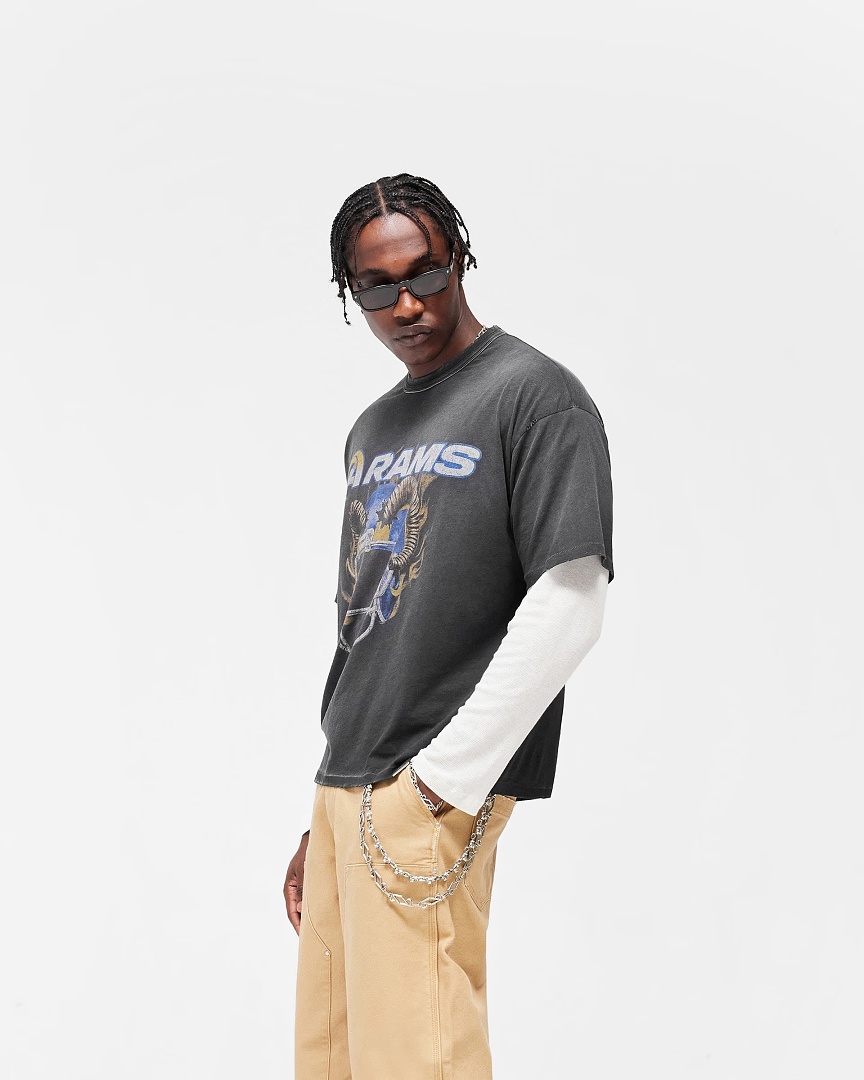 Represent 148 REPRESENT New High Mens Womens Top Water Wide Short Sleeve : S M L XL (Black) - Image 11