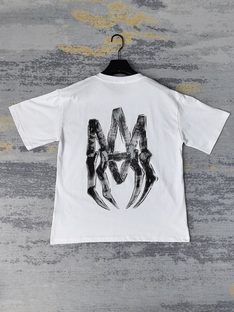 AMIRI 118 26Ss New Short Sleeve T Black White S M L XL 9927# - Image 35