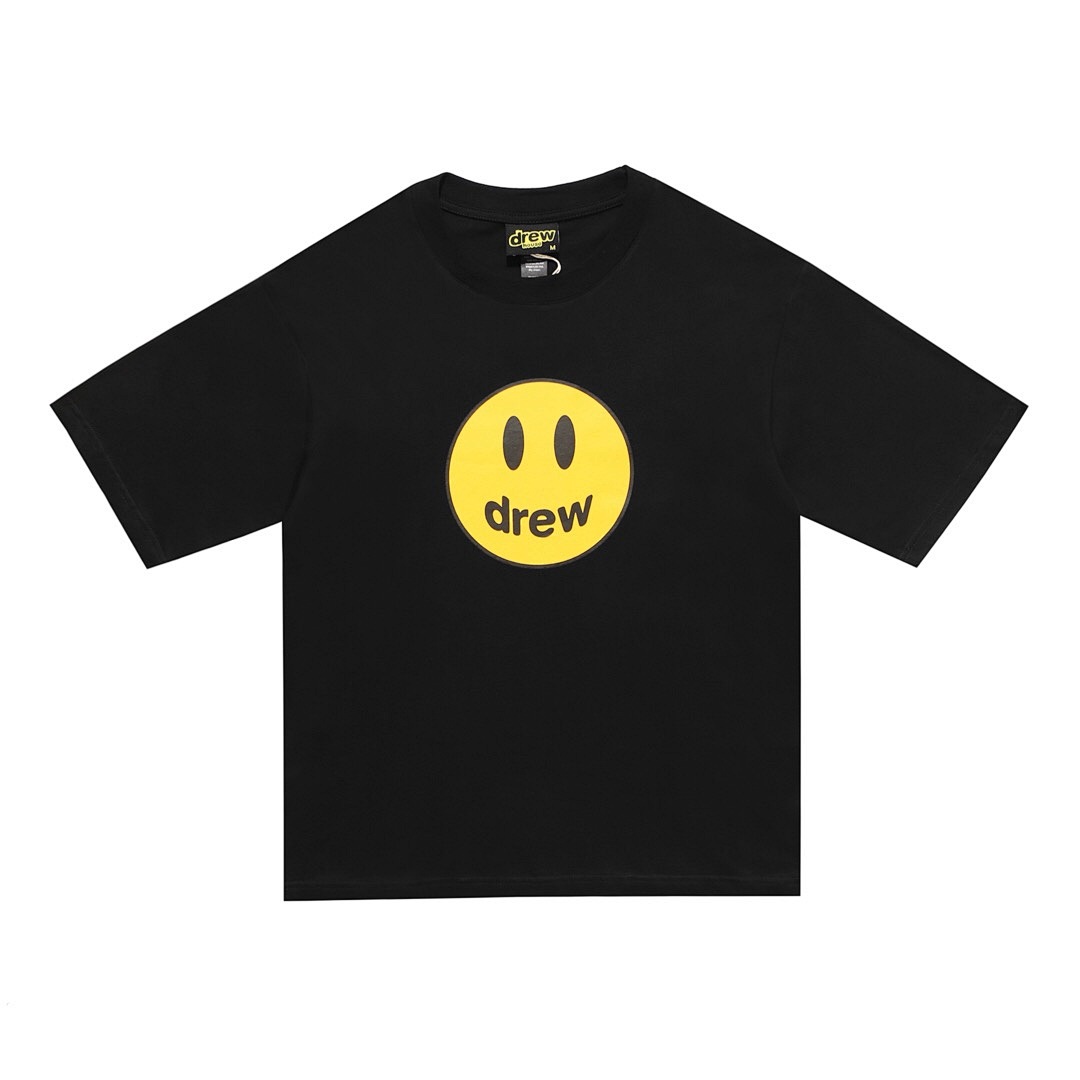 Drew House 88 DrewHouse JustinBieber Short Sleeve T Green Black White Yellow SMLXL D022# - Image 3