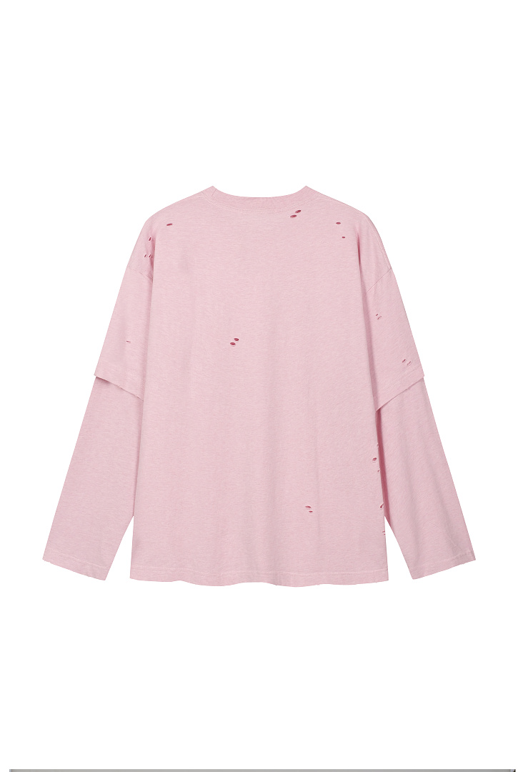 Acne Studios 168 AC Buckle Long Sleeve T Floral Purple S-XL 8215# - Image 3