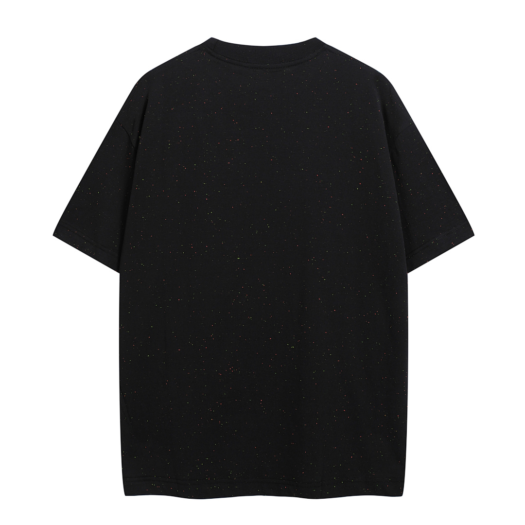 Acne Studios 118 AC Color Small Label LOGO Short Sleeve T Black White S-XL 8054# - Image 4