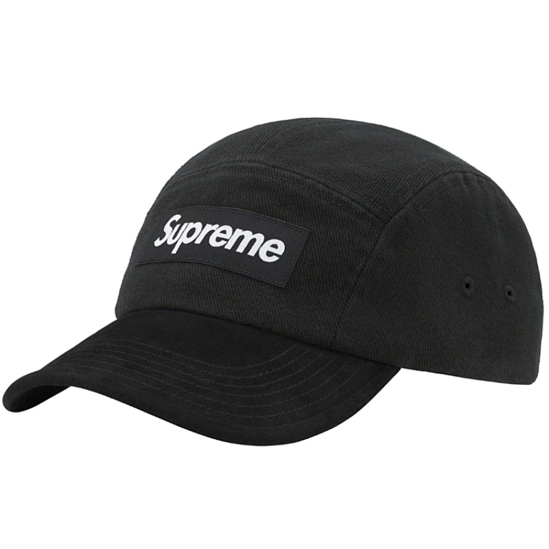 Puma 118 Sup 23SS SUEDE VISOR CAMP CAP (Pink White Black)