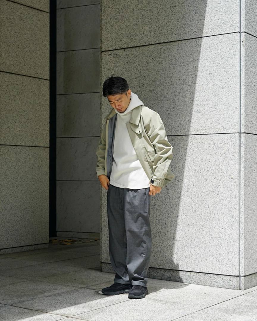 Unbranded 198 GOLDWIN WF Light L/S Hoodie 25SS Long Sleeve T : Black Cloud Grey 2 3 4 5 - Image 6