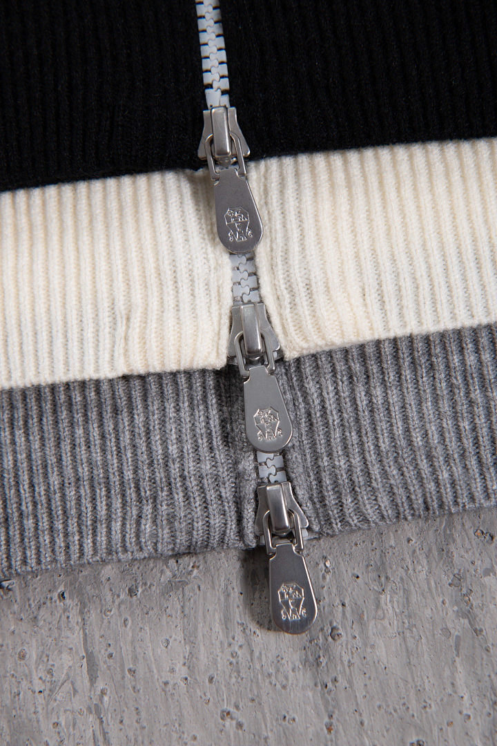 Unbranded 298 Solid High Collar Fleece : White Black Grey S-XL - Image 25