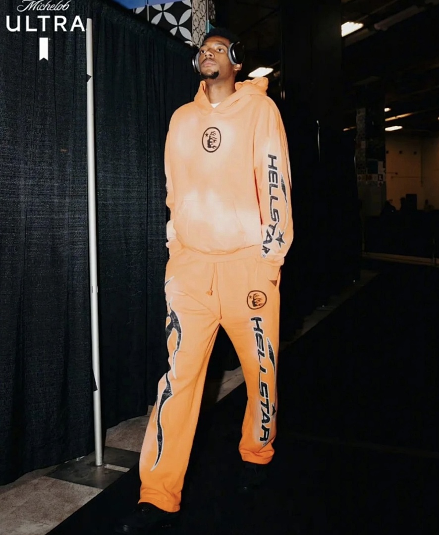 Hellstar 258 Hellstar Fire Orange Hoodie Pants Water S-M-L-XL - Image 13